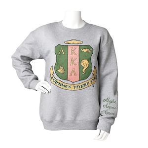 Sweat-shirt en molleton à col rond imprimé personnalisé de haute qualité pour sororité et fraternité, taille plus, broderie - Product Image 4