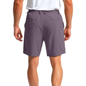 กางเกงวิ่งขาสั้นสำหรับผู้ชายกางเกงขาสั้นเล่นกอล์ฟผ้าโพลีเอสเตอร์และสแปนเด็กซ์แบบลำลอง - Product Image 3