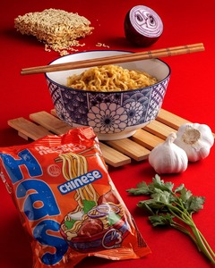 Fideos Instantáneos Estilo Chino, Harina de Trigo Frita, 70g, Listos en 3 Minutos, Paquete Individual, 12 Meses de Caducidad, HACCP/HALAL/IFS - Product Image 2