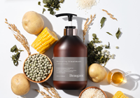BEAUGANIC Buatan Korea Krim Perawatan Rambut Vegan yang Memperbaiki, Menghaluskan, Melembapkan, dan Menutrisi dengan Minyak Tea Tree Ramah Lingkungan Alami