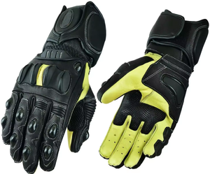 ถุงมือแข่งรถมอเตอร์ไซด์แบบเต็มนิ้วกันลมสำหรับกีฬากลางแจ้งดีไซน์ปรับแต่งได้ - Product Image 1