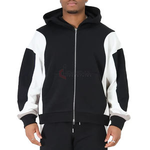 Vente en gros de sweats à capuche surdimensionnés unisexes en molleton 100% coton 420GSM avec impression personnalisée sweats à capuche pour hommes - Product Image 1