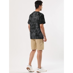 2023 personalizado al por mayor verano hombres camisetas precio barato hombres camiseta OEM transpirable camiseta para hombres Tie Dye nuevo diseño - Product Image 5