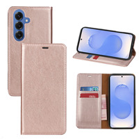 Étui de téléphone portable pliable S25 Ultra en TPU+PU avec porte-cartes et option de logo personnalisé