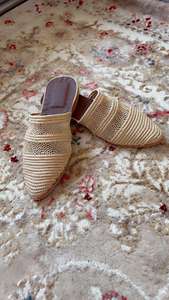 Vente en gros de pantoufles et sandales marocaines faites à la main en raphia, chaussures tissées écologiques pour femmes et hommes, commande en gros, fournisseur direct - Product Image 6