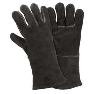 Gants de soudage anti-vibration en cuir de vachette pleine fleur haute performance, avec manchette de sécurité, ignifuges et durables - Product Image 2