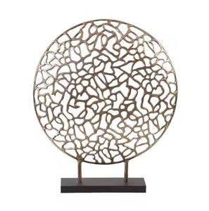 Arts Muraux en Métal Décoration Suspendue Ou Sculpture De Table Décor De Luxe Décor Contemporain À La Maison Accents En Métal Sculptures - Product Image 4