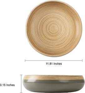 Cuenco de bambú hilado Vajilla Utensilios de cocina Ambientales y seguros para la salud Productos vietnamitas al por mayor. - Product Image 3