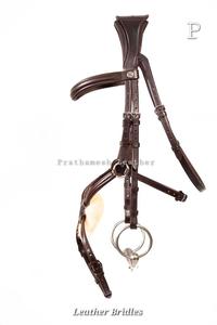 Meilleure vente de bride de cheval en cuir personnalisée de styles occidentaux anglais bride d'équitation en cuir véritable fournisseur en gros tendance - Product Image 3