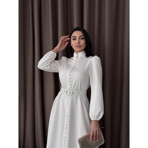 ชุด Maxi วัดสีขาวพร้อมแขนยาว - Product Image 4