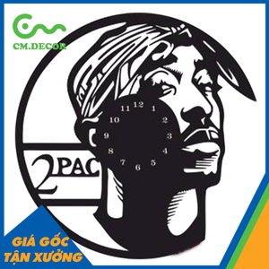 Horloge murale numérique 3D décorative TDH018 en quartz, 35 cm x 35 cm, simple face, Art Déco, LUMINOVA, décoration de portrait scénique pour anniversaire - Product Image 2