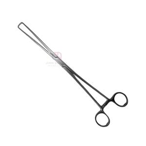 Tenáculos Uterinos Duplay de Acero Inoxidable de Primera Calidad |   Instrumento Quirúrgico Ginecológico Manual JIMED SURGICAL JI-23008 con Certificación CE - Product Image 1