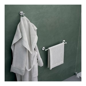 FELCE PLUS Polished <b>Chrome</b> FP21 35 13 Wall-Mounted Towel Holder Straight Design with Shortenability (39.6x5.6x7.4cm) - Product Image 2