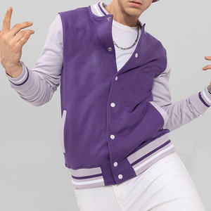 Impression personnalisée manches longues hommes 100% laine Baseball Letterman Varsity vestes hommes chenille patchs conception de Logo personnalisé veste - Product Image 4