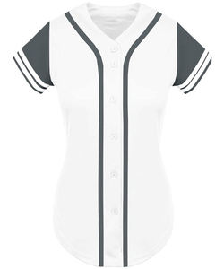 Sports Ladies Baseball jersey <b>Down</b> Breathable and Quick Dry Uniform Sports Jersey - Product Image 3