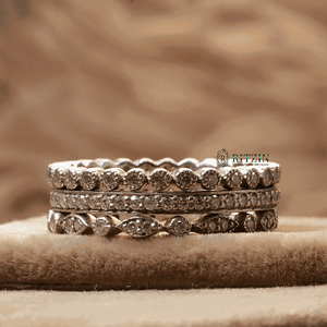 ชุดสายรัดสำหรับผู้หญิงชุดสามชิ้นประดับเพชรทรงกลมตัดเป็นสไตล์ที่ยอดเยี่ยม - Product Image 3