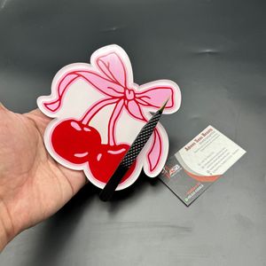 Venta al por mayor Cerezo arco acrílico pestañas palet azulejos con imán logotipo personalizado pinzas para pestañas en Flor Mariposa formas cuadradas - Product Image 3