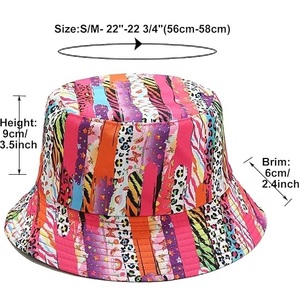 New Ethnic Style Pattern Double-Sided Sun Men & Women Trendy Outdoor Sun-Proof Bucket Hat Made in Bangladesh - Product Image 2