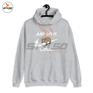 Venta al por mayor de alta calidad llano de cuello alto unisex pesado con capucha 600 GSM para Hombre Sudaderas con capucha OEM en blanco hoddies - Product Image 6