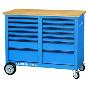 Banco de Trabajo Móvil Gedore Grande con 2x7 Cajones, Cajas de Herramientas Premium - Product Image 1