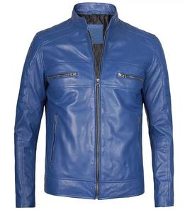 เสื้อแจ็คเก็ตหนังผู้ชายขายส่ง สไตล์ลำลองทันสมัย ผลิตจากหนังแท้ - Product Image 1