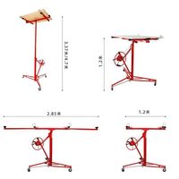 Outil de construction, lève-plaques de plâtre de 11 pieds, élévateur de panneaux de cloison sèche avec CE pour la décoration des plafonds et des murs