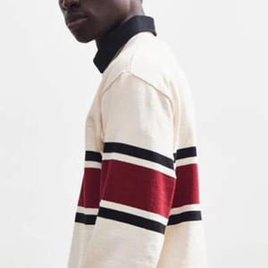 Nueva Camiseta de Manga Larga para Hombre, al por Mayor, de Punto, Transpirable, de Poliéster/Algodón - Product Image 6