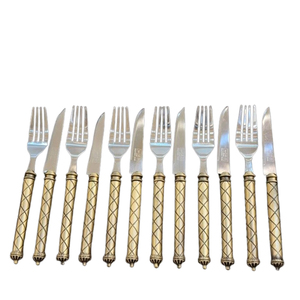 Juego de cubiertos de comedor profesional para el hogar Acero inoxidable de alto rendimiento elaborado con cocina de acero con espejo esencial - Product Image 2