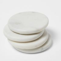 Nouveaux sous-verres classiques en marbre de forme unique, élégants et stylés, pour la protection de table, ensemble de décoration intérieure en pierre 4" x 4" 10mm