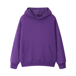 Conjunto de sudadera con capucha y pantalones de chándal bordados personalizados, cuello alto de lana gruesa, logotipo transpirable antiarrugas, espacios en blanco XS invierno - Product Image 3