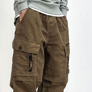 Pantalon sarouel Pantalon cargo ample de qualité pour hommes Pantalon cargo coréen multi-poches mode vente en gros - Product Image 5