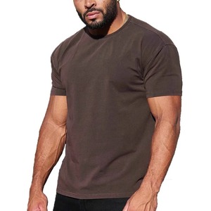 Logo personnalisé imprimé Slim Fit T-shirts pour hommes Polyester séchage rapide respirant T-shirt personnalisé Gym entraînement Fitness T-shirt pour hommes - Product Image 3