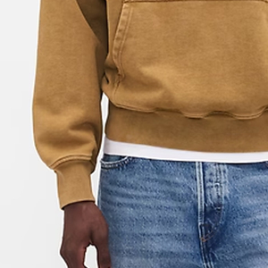 Sudadera con Capucha Casual de Hombros Caídos para Hombre, Diseño con Bolsillos Tipo Canguro y Logotipo Personalizado, Servicio OEM a Precio de Fábrica 2026 - Product Image 3