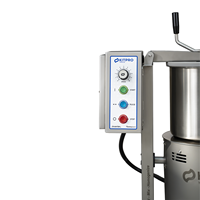 Cortadora de Frutas y Verduras de 20 Litros con Velocidad Variable, Motor de Larga Duración, Garantía de 2 Años para Procesamiento de Vegetales