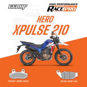 Plaquettes de frein frittées Hero Xpulse 200 4V Rally 210 Race Pro - Neuves - Product Image 1