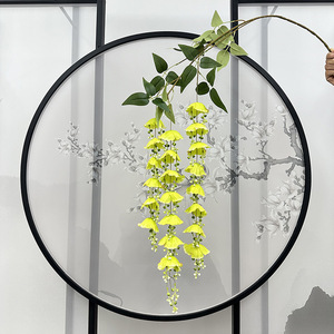 Campanule Artificiali Stile <span class=keywords><strong>Giardino</strong></span> di Monet - Composizione Floreale per Soffitto di Sale <span class=keywords><strong>da</strong></span> Matrimonio - Product Image 6