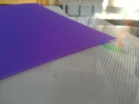 Feuilles de plastique PP transparentes à lignes croisées, épaisseur 5,0 mm, stabilisées aux UV, certifiées ISO 9001:2015, couleur personnalisée, haute qualité