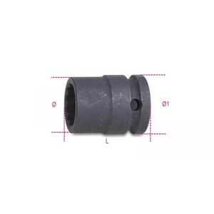 BETA 1/2 ''Hembra Square Drive Llaves de vaso de impacto Boca poligonal fosfatada - Product Image 1