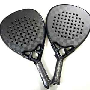 Logo personnalisé directement en usine Raquette de padel rose en fibre de verre de haute qualité pour l'extérieur Raquette de paddle sport souple en EVA - Product Image 2