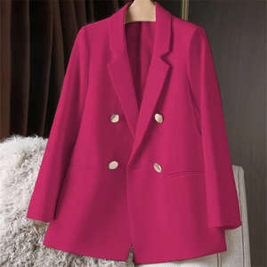 Chaqueta elegante para mujer, Chaqueta de traje de oficina inteligente, ropa de negocios ligera, ropa de abrigo de moda profesional de manga larga - Product Image 5