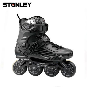 <span class=keywords><strong>Patins</strong></span> <span class=keywords><strong>à</strong></span> <span class=keywords><strong>roulettes</strong></span> de slalom en ligne professionnels pas chers, 4 roues, adultes, coque en polypropylène noir, roulements ABEC-7, roues en PU, <span class=keywords><strong>taille</strong></span> des chaussures <span class=keywords><strong>à</strong></span> <span class=keywords><strong>roulettes</strong></span> - Product Image 2