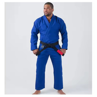 Conjunto de Kimono para Jiu Jitsu Brasileño con Logotipo Personalizado, Transpirable, Impresión en Serigrafía, Traje de Lucha de Algodón Ligero para Entrenamiento