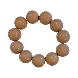 Bracelet tendance en perles de résine extensible pour femmes - Bracelet élastique fait main en perles acryliques - Vente en gros/en vrac - Product Image 5