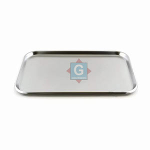 Plateau d'instruments en acier inoxydable pour stérilisation chirurgicale et dentaire dans les hôpitaux Source d'alimentation manuelle Ware creux - Product Image 3