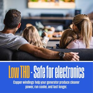 Générateur 5000 Plus 500W (85Wx6) Panneaux solaires Batterie LiFePO4 5040Wh Station d'alimentation Démarrage automatique 120V/240V Sortie AC 7200W Essence - Product Image 4