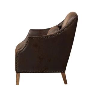 Maison Belfort Coomera Corner <b>Sofa</b> Modern Luxury Design <b>Wooden</b> <b>Frame</b> Fabric Cover Single Seater for School Park Workshop - Product Image 3