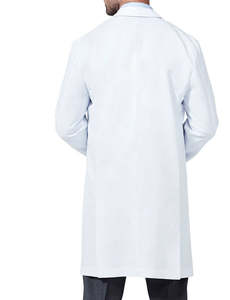 Custom Designed <b>White</b> Cotton Knitted Lab <b>Coat</b> for Doctors and Nurses High Quality Medical Hospital Clothing for <b>Men</b> - Product Image 4