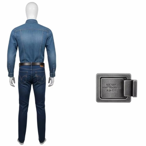 Boucles de ceinture en alliage avec impression par transfert thermique, matériau métallique durable, design élégant, ceinture pour hommes et femmes, vêtements de mode - Product Image 3