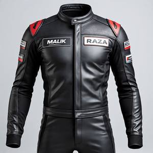 Combinaison de course en cuir pour moto homologuée CE, vente en gros de logo personnalisé 1PC/2PC, prix d'usine, équipement de sécurité pour moto, fabricant - Product Image 5