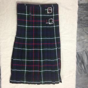 Ladies Women tartan Pleated Billie Kilt Skirt Buckled Straps Grid Skirts - Product Image 5